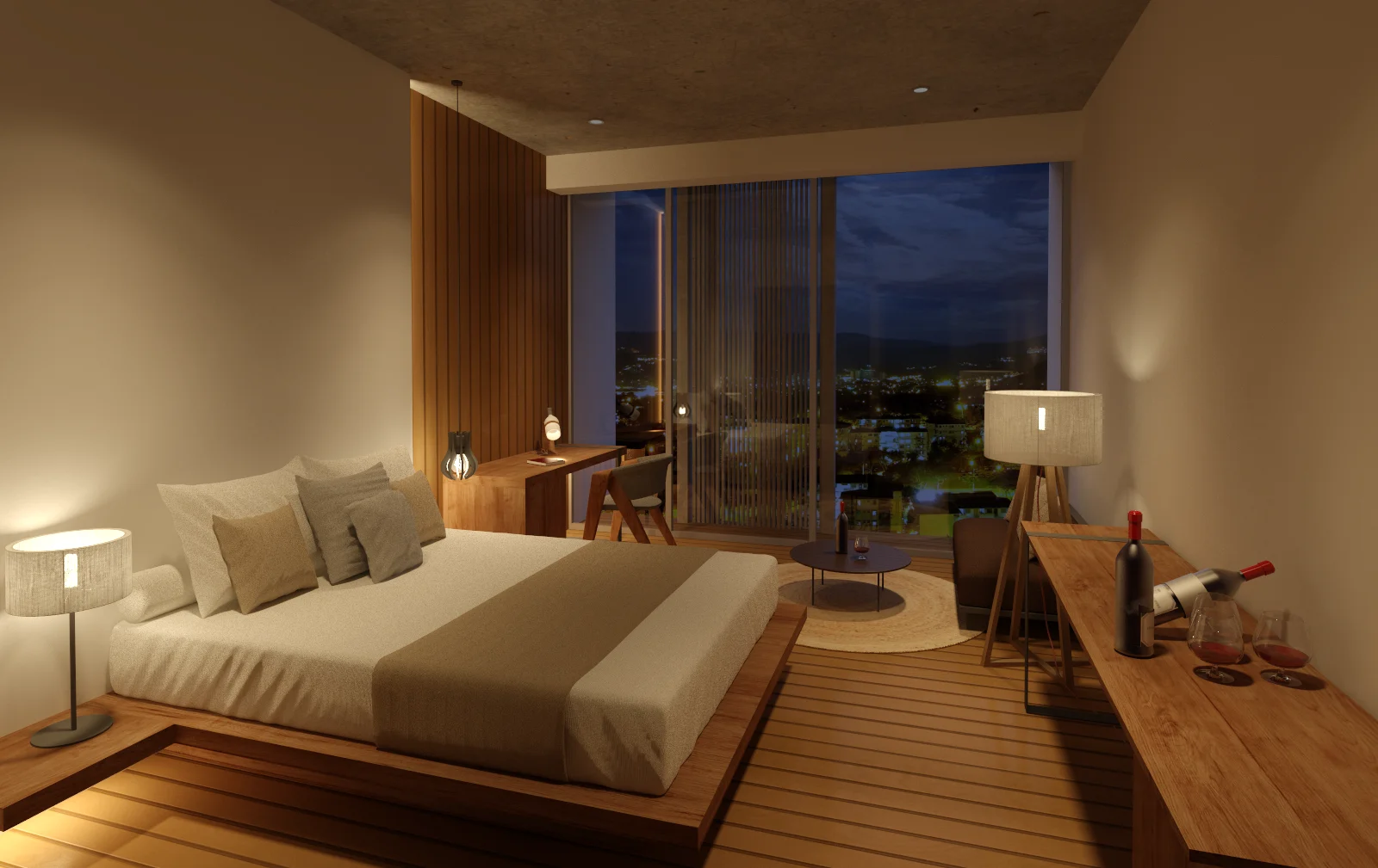 Apartment Design by Architect Harendra - Bed Room